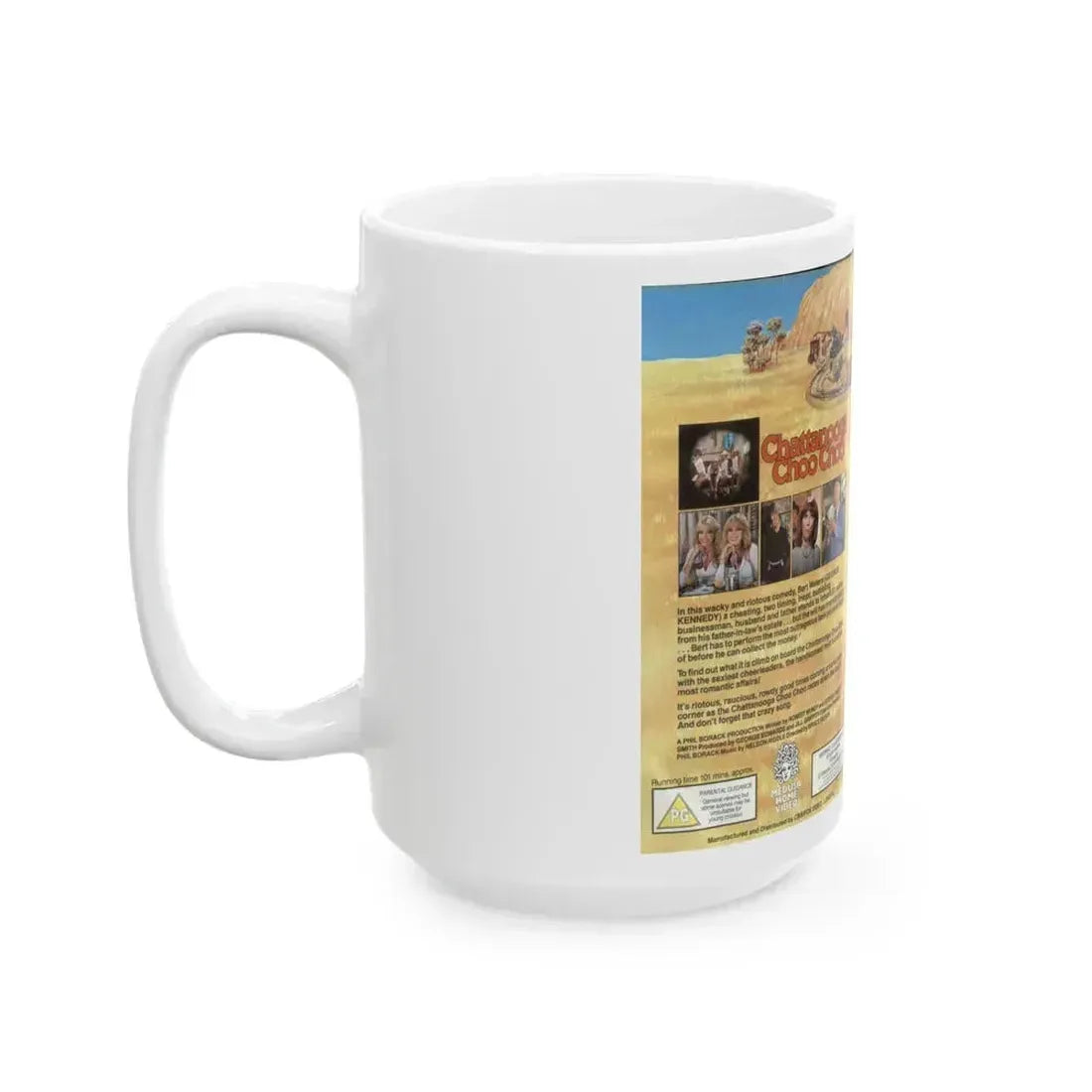 CHATTANOOGA CHOO CHOO (VHS COVER) - White Coffee Mug - Go Mug Yourself