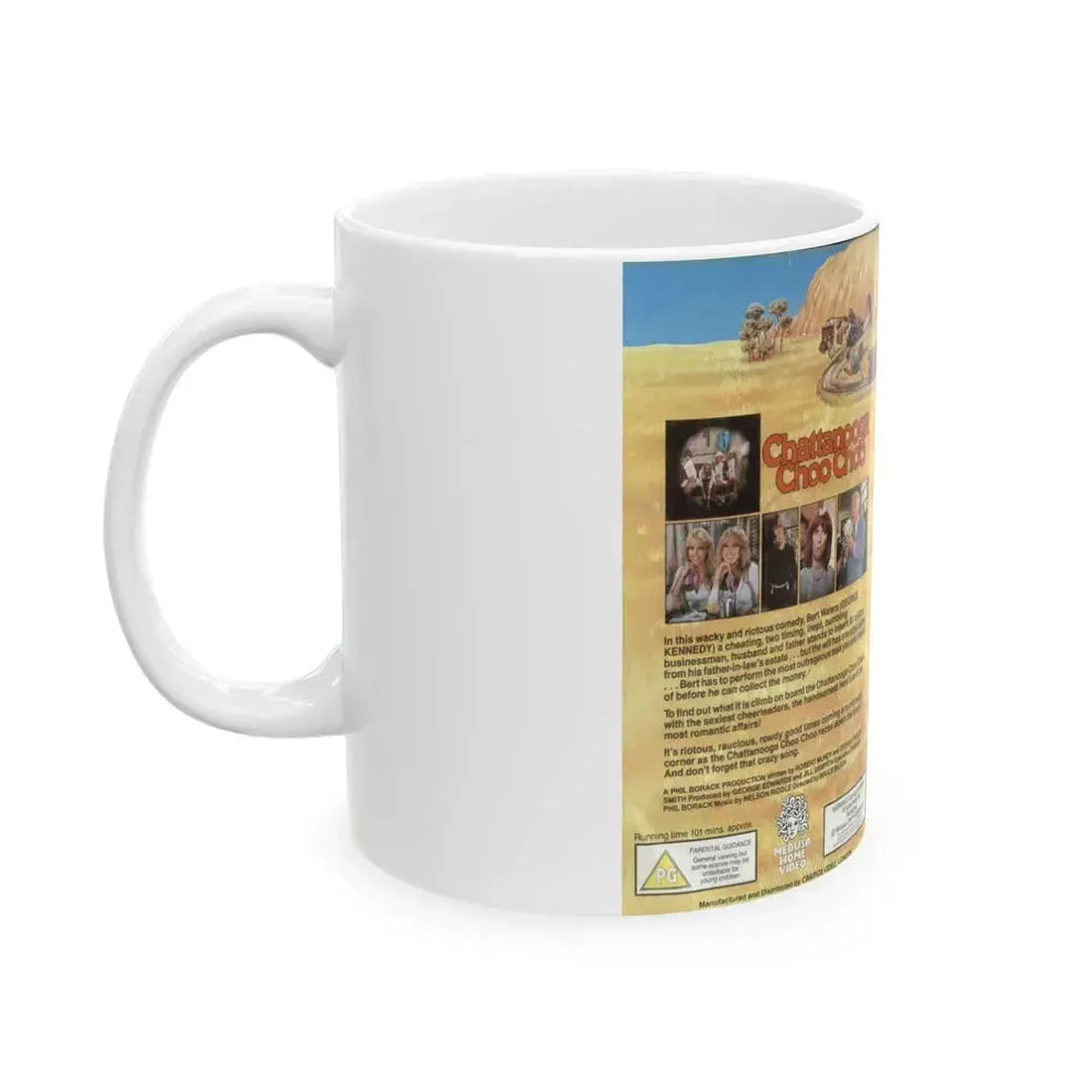 CHATTANOOGA CHOO CHOO (VHS COVER) - White Coffee Mug - Go Mug Yourself