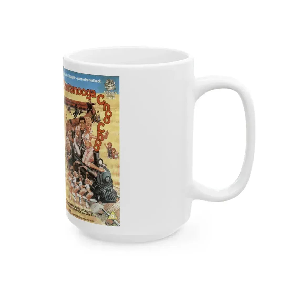CHATTANOOGA CHOO CHOO (VHS COVER) - White Coffee Mug - Go Mug Yourself