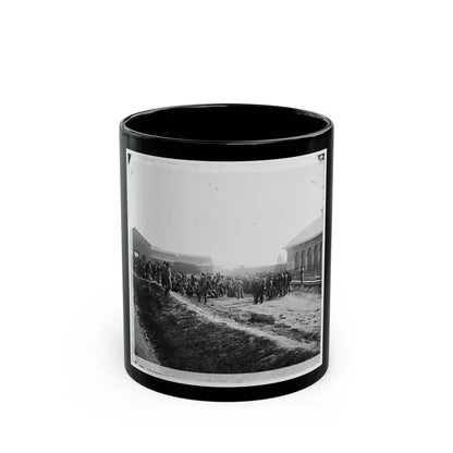 Chattanooga, Tenn. Confederate Prisoners At Railroad Depot (U.S. Civil War) Black Coffee Mug 11oz - Go Mug Yourself