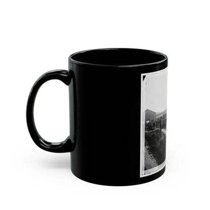 Chattanooga, Tenn. Confederate Prisoners At Railroad Depot (U.S. Civil War) Black Coffee Mug - Go Mug Yourself