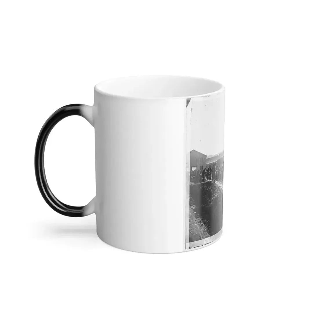 Chattanooga, Tenn. Confederate Prisoners at Railroad Depot (U.S. Civil War) Color Changing Coffee Mug 11oz - Go Mug Yourself