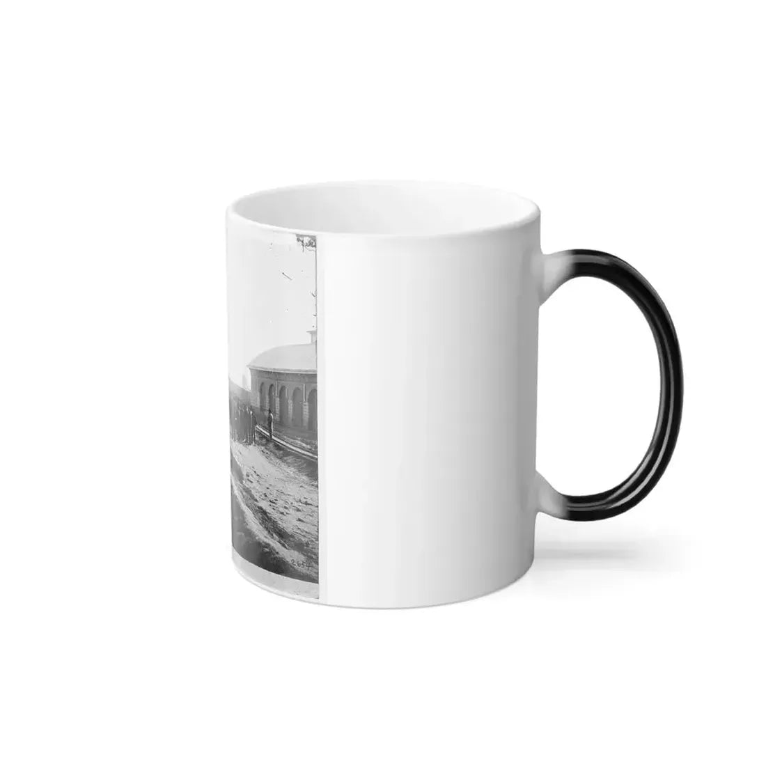 Chattanooga, Tenn. Confederate Prisoners at Railroad Depot (U.S. Civil War) Color Changing Coffee Mug 11oz - Go Mug Yourself
