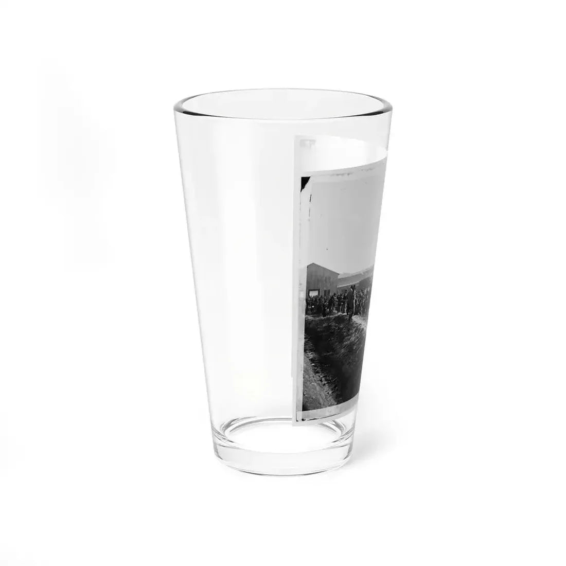 Chattanooga, Tenn. Confederate Prisoners At Railroad Depot (U.S. Civil War) Pint Glass 16oz - Go Mug Yourself