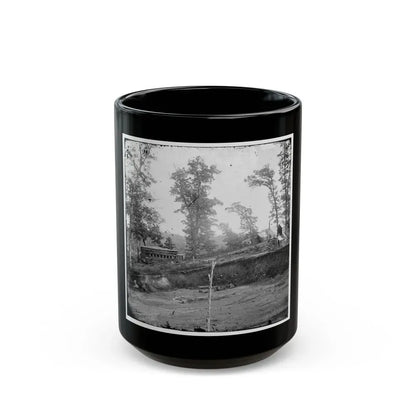 Chattanooga, Tenn., Vicinity. Blockhouse On The Nashville & Chattanooga Railroad (U.S. Civil War) Black Coffee Mug 15oz - Go Mug Yourself