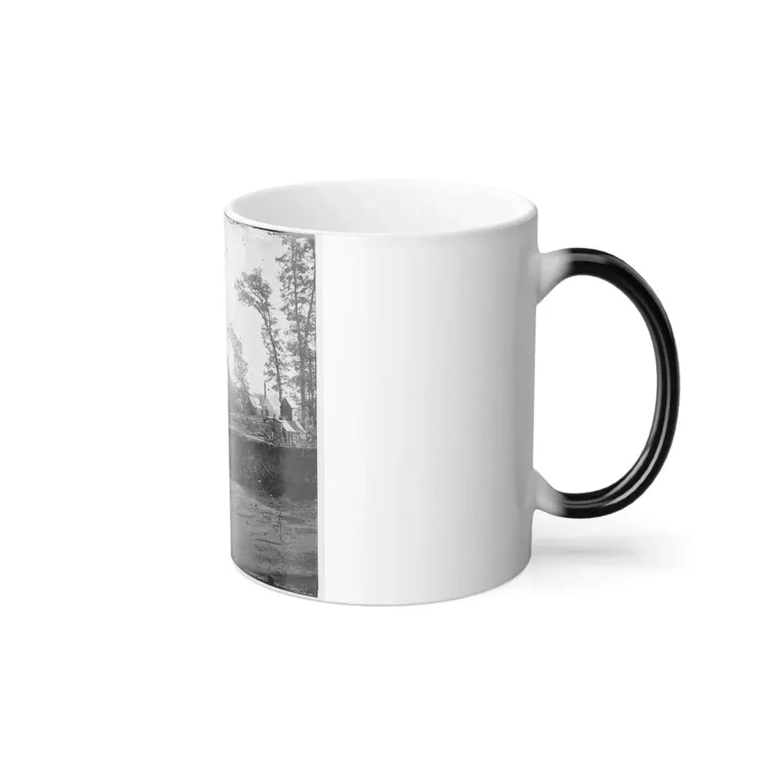 Chattanooga, Tenn., Vicinity. Blockhouse on the Nashville & Chattanooga Railroad (U.S. Civil War) Color Changing Coffee Mug 11oz - Go Mug Yourself