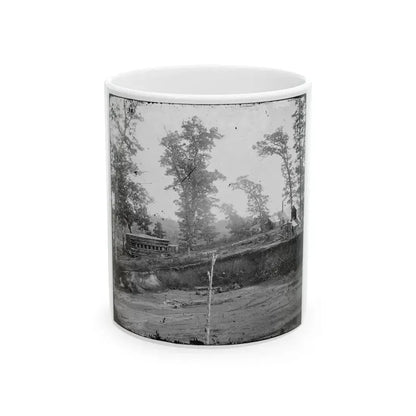Chattanooga, Tenn., Vicinity. Blockhouse On The Nashville & Chattanooga Railroad (U.S. Civil War) White Coffee Mug 11oz - Go Mug Yourself