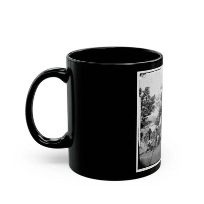 Chattanooga, Tenn., Vicinity. Federal Camp By The Tennessee  River (U.S. Civil War) Black Coffee Mug - Go Mug Yourself
