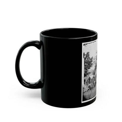 Chattanooga, Tenn., Vicinity. Federal Camp By The Tennessee  River (U.S. Civil War) Black Coffee Mug - Go Mug Yourself