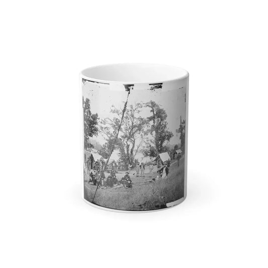 Chattanooga, Tenn., Vicinity. Federal Camp by the Tennessee  River (U.S. Civil War) Color Changing Coffee Mug 11oz Default Title 11oz - Go Mug Yourself