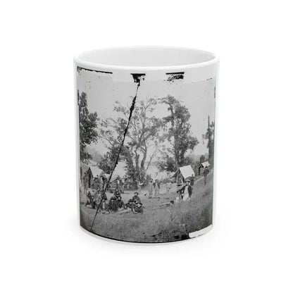 Chattanooga, Tenn., Vicinity. Federal Camp By The Tennessee  River (U.S. Civil War) White Coffee Mug 11oz - Go Mug Yourself