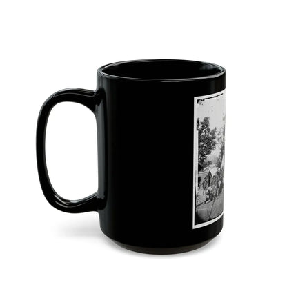 Chattanooga, Tenn., Vicinity. Federal Camp By The Tennessee River (U.S. Civil War) Black Coffee Mug-Go Mug Yourself