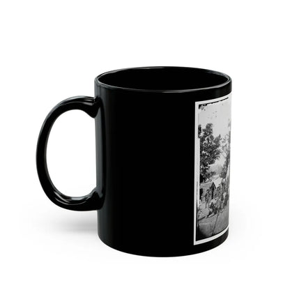 Chattanooga, Tenn., Vicinity. Federal Camp By The Tennessee River (U.S. Civil War) Black Coffee Mug-Go Mug Yourself