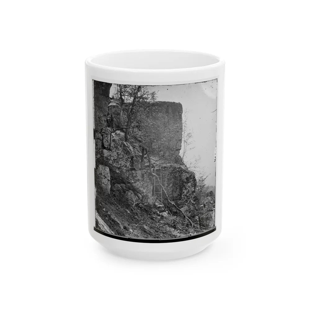 Chattanooga, Tenn., Vicinity. Summit Of Lookout Mountain (U.S. Civil War) White Coffee Mug-15oz-Go Mug Yourself