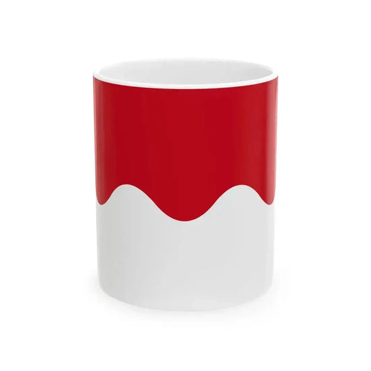 Chaumont-Gistoux vlag (Belgium) White Coffee Mug 11oz - Go Mug Yourself