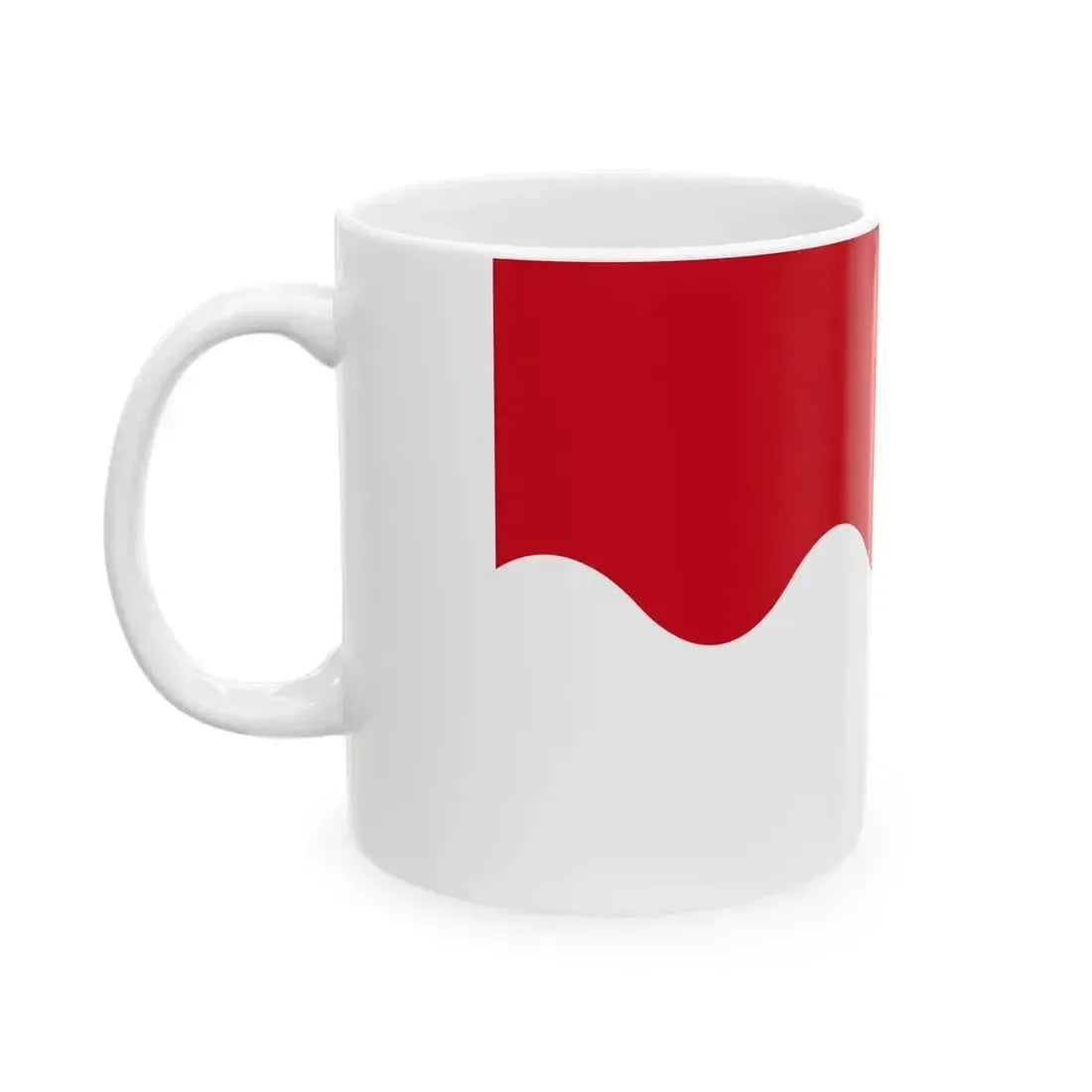 Chaumont-Gistoux vlag (Belgium) White Coffee Mug - Go Mug Yourself