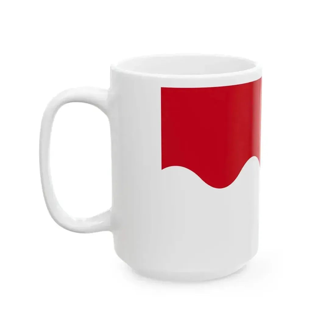 Chaumont-Gistoux vlag (Belgium) White Coffee Mug - Go Mug Yourself