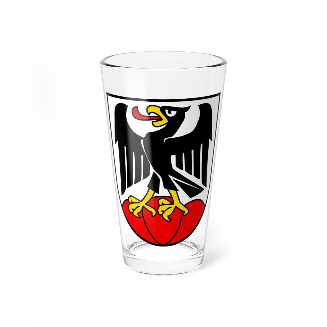 CHE Aarberg BE COA (Switzerland) (Coat of Arms) Pint Glass 16oz 16oz - Go Mug Yourself