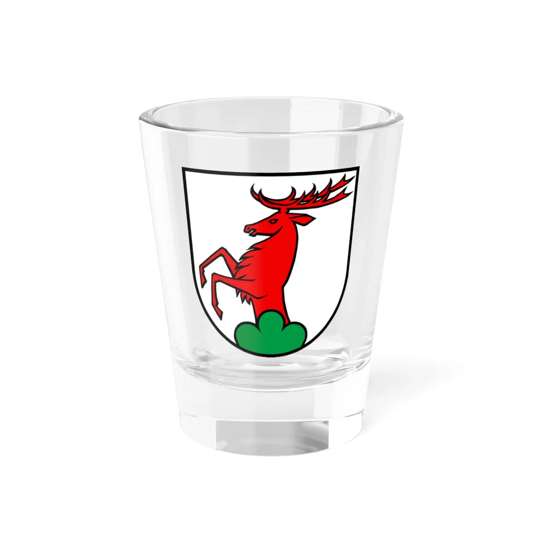 CHE Ammerswil COA (Switzerland) (Coat of Arms) Shot Glass 1.5oz 1.5oz - Go Mug Yourself