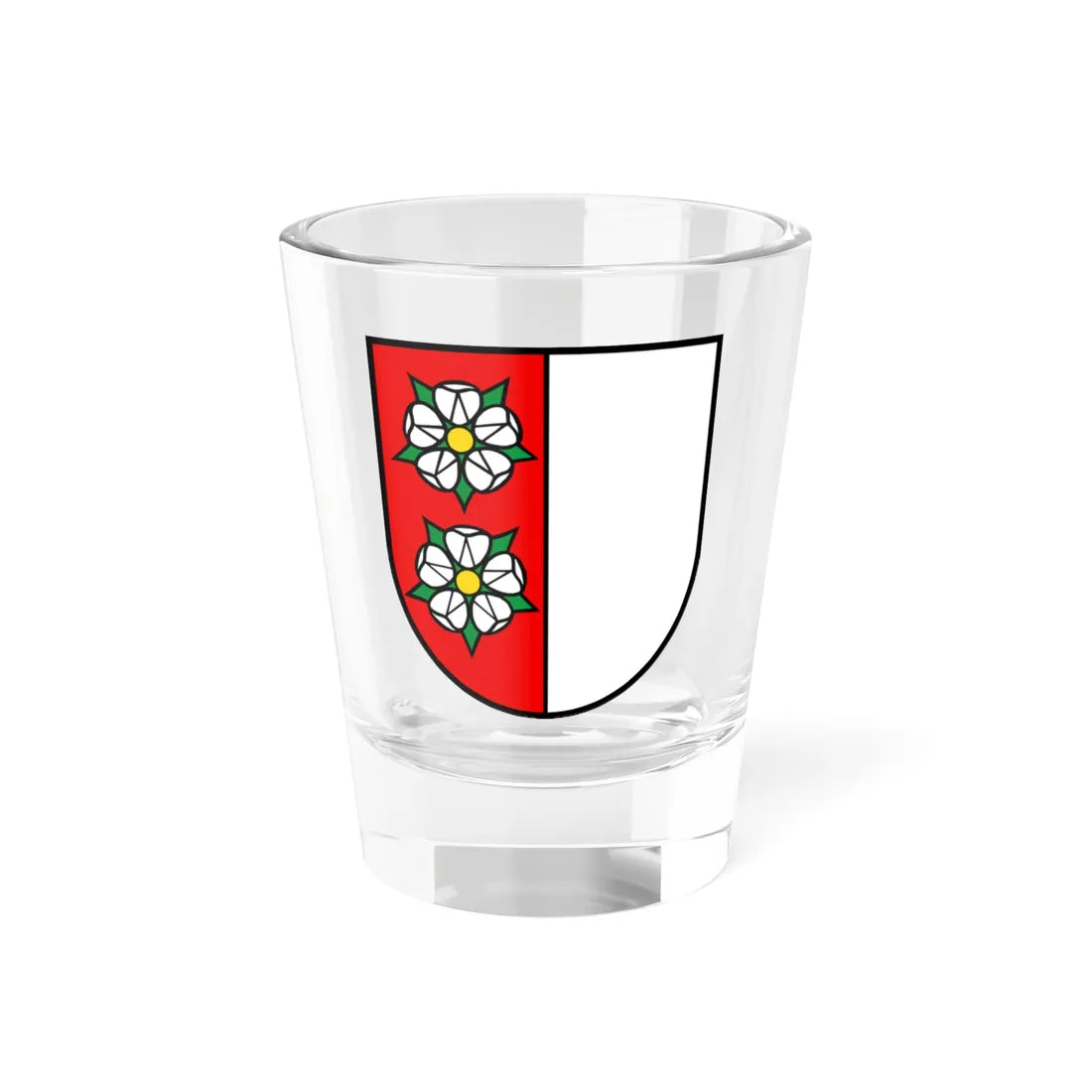CHE Auenstein COA (Switzerland) (Coat of Arms) Shot Glass 1.5oz 1.5oz - Go Mug Yourself