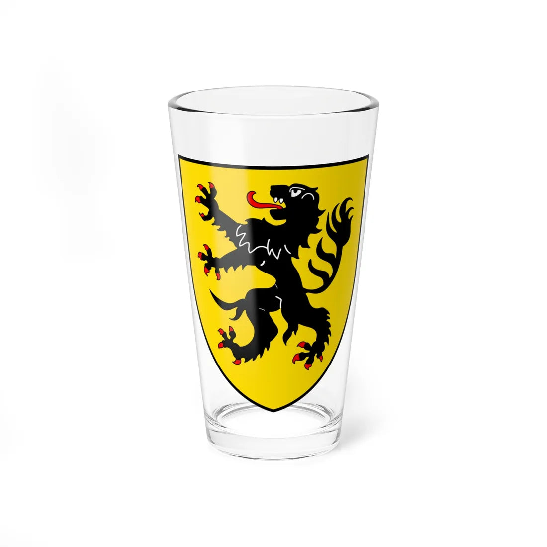 CHE Baltschieder COA (Switzerland) (Coat of Arms) Pint Glass 16oz 16oz - Go Mug Yourself