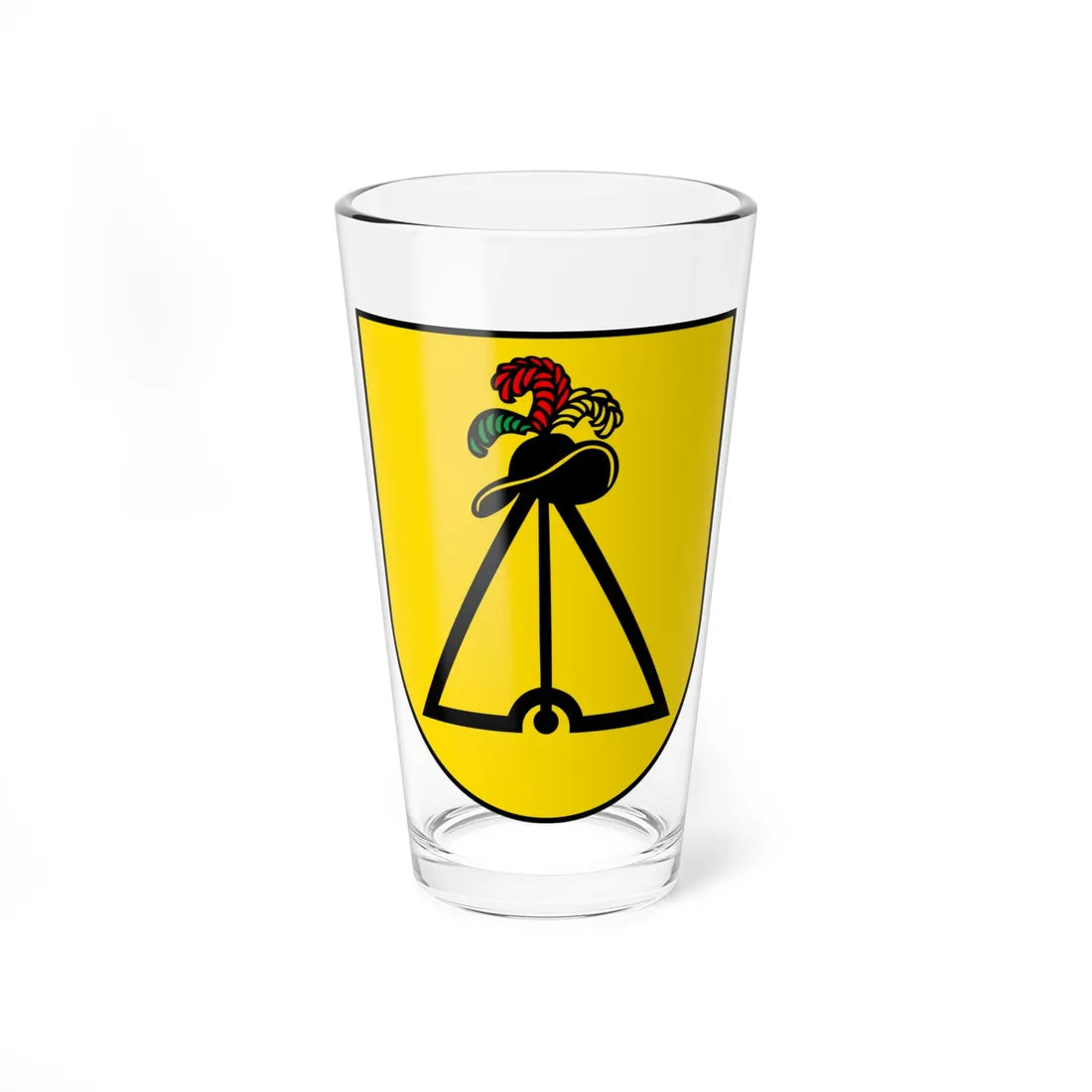CHE Bargen SH COA (Switzerland) (Coat of Arms) Pint Glass 16oz - Go Mug Yourself