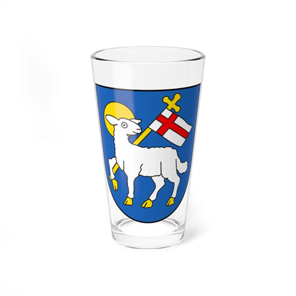 CHE Bennwil COA (Switzerland) (Coat of Arms) Pint Glass 16oz 16oz - Go Mug Yourself
