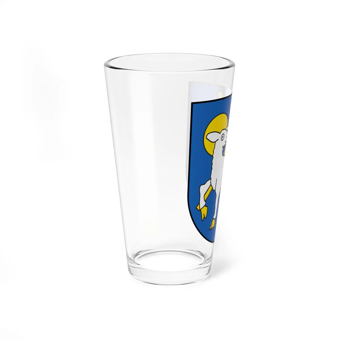 CHE Bennwil COA (Switzerland) (Coat of Arms) Pint Glass 16oz - Go Mug Yourself