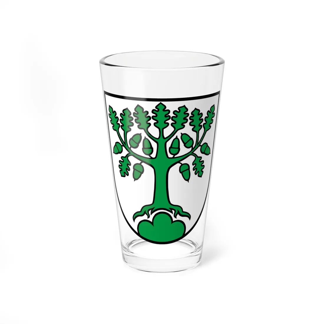 CHE Bergdietikon COA (Switzerland) (Coat of Arms) Pint Glass 16oz 16oz - Go Mug Yourself