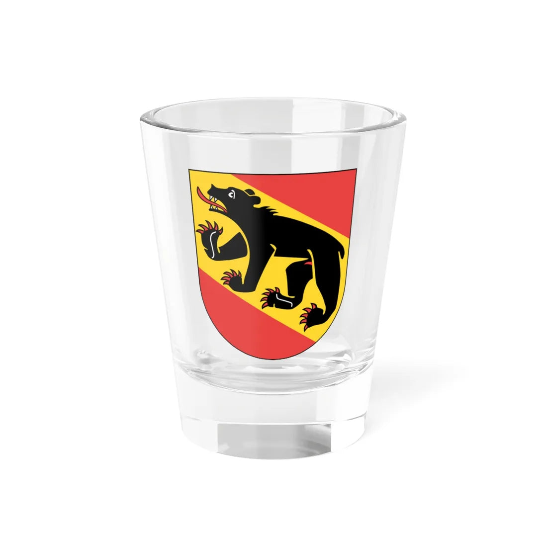 CHE Bern COA (Switzerland) (Coat of Arms) Shot Glass 1.5oz 1.5oz - Go Mug Yourself