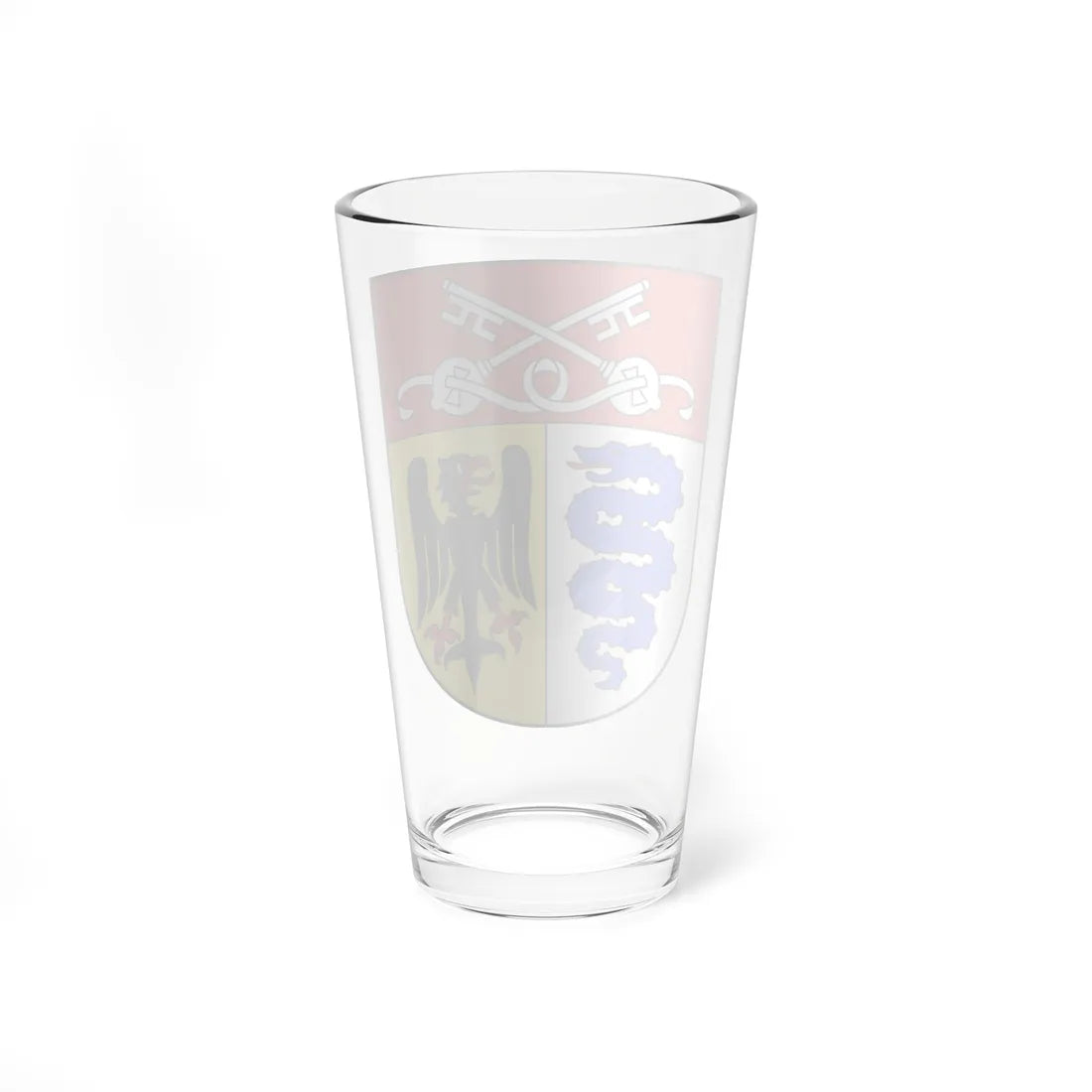 CHE Biasca COA (Switzerland) (Coat of Arms) Pint Glass 16oz - Go Mug Yourself