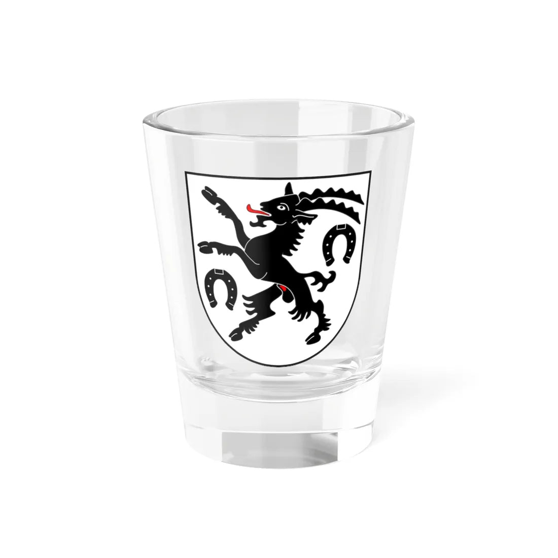 CHE Bivio COA (Switzerland) (Coat of Arms) Shot Glass 1.5oz 1.5oz - Go Mug Yourself
