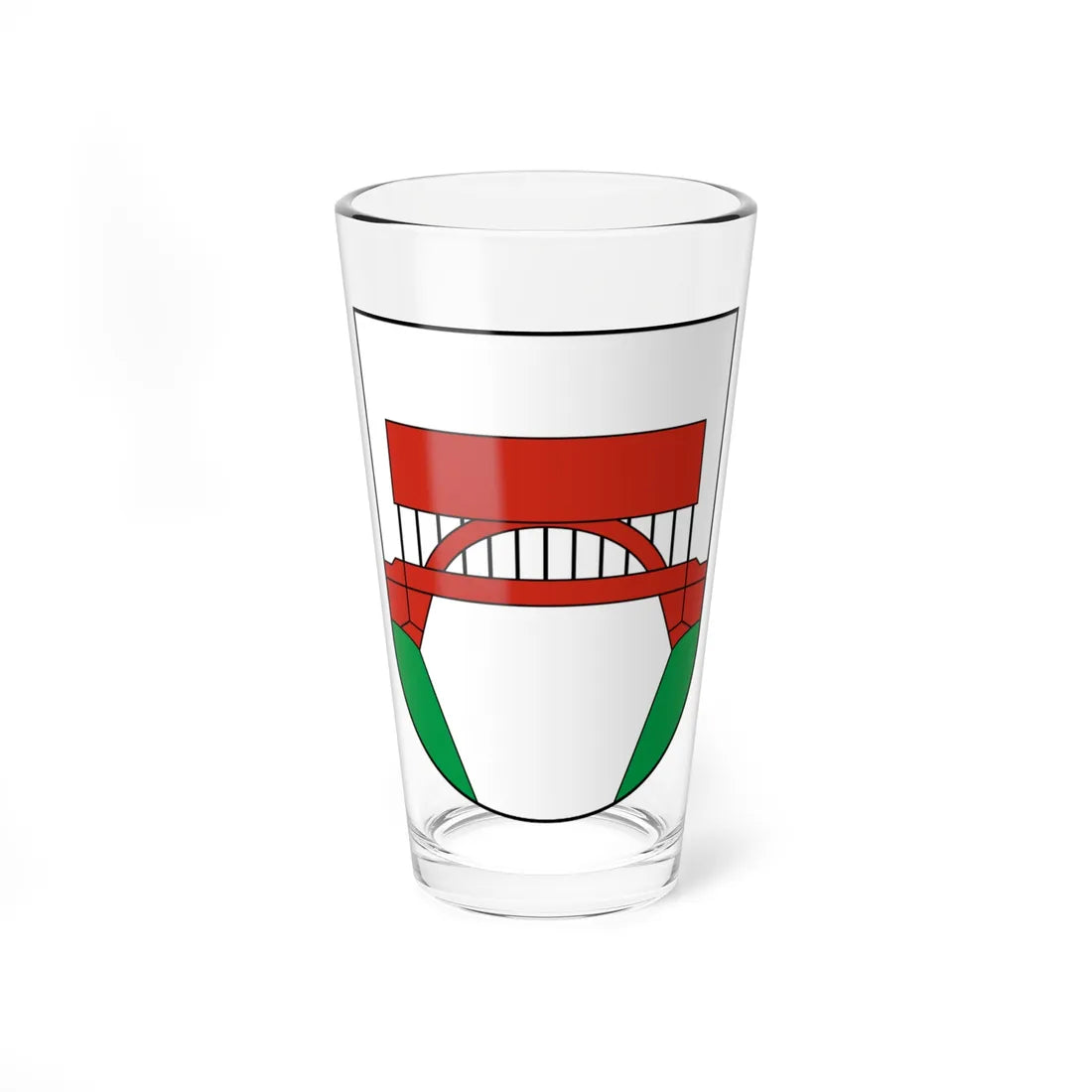 CHE Bütschwil-Ganterschwil COA (Switzerland) (Coat of Arms) Pint Glass 16oz 16oz - Go Mug Yourself