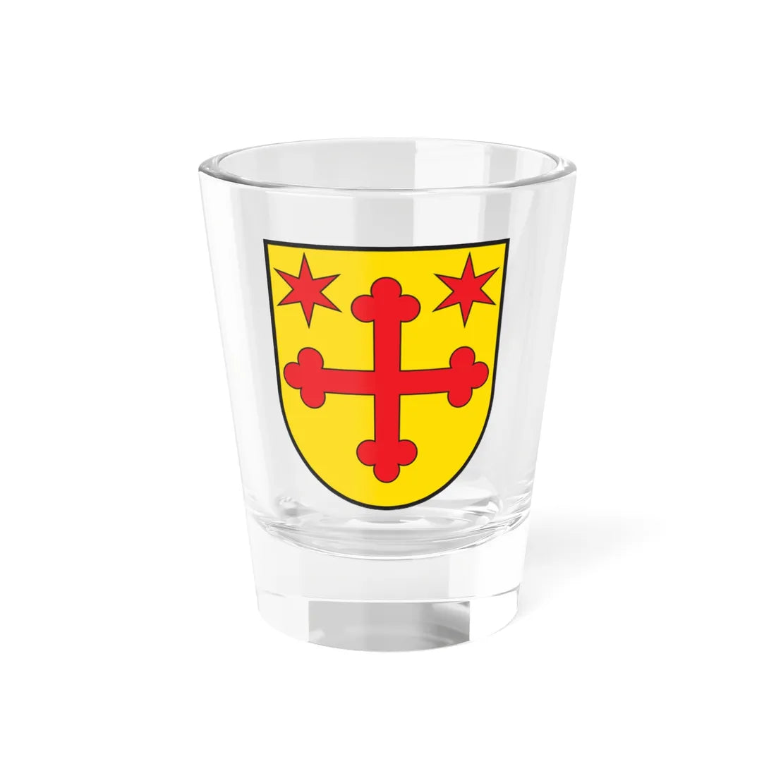 CHE Cama COA (Switzerland) (Coat of Arms) Shot Glass 1.5oz 1.5oz - Go Mug Yourself