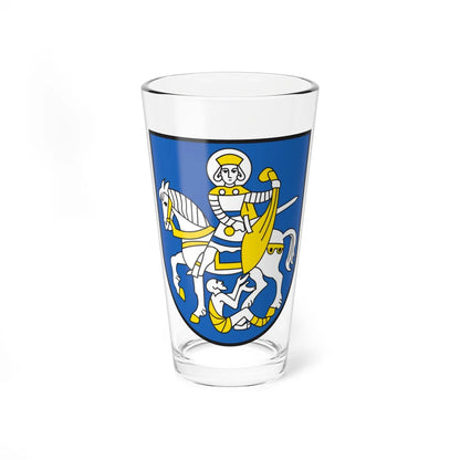 CHE Cazis COA (Switzerland) (Coat of Arms) Pint Glass 16oz 16oz - Go Mug Yourself