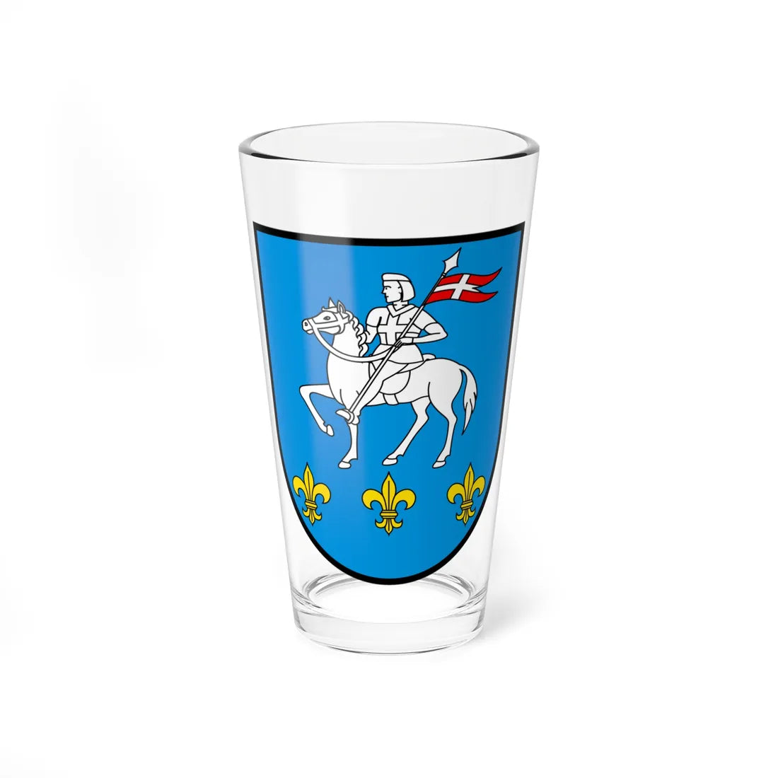 CHE Cevio TI COA (Switzerland) (Coat of Arms) Pint Glass 16oz 16oz - Go Mug Yourself