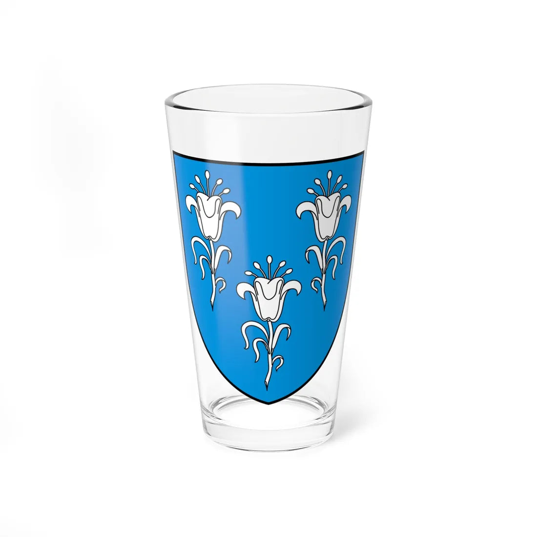 CHE Chancy COA (Switzerland) (Coat of Arms) Pint Glass 16oz 16oz - Go Mug Yourself