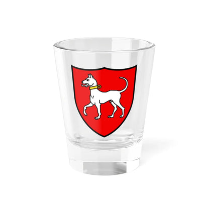 CHE Chénens COA (Switzerland) (Coat of Arms) Shot Glass 1.5oz 1.5oz - Go Mug Yourself