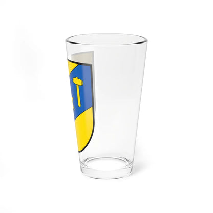 CHE Churwalden COA (Switzerland) (Coat of Arms) Pint Glass 16oz - Go Mug Yourself