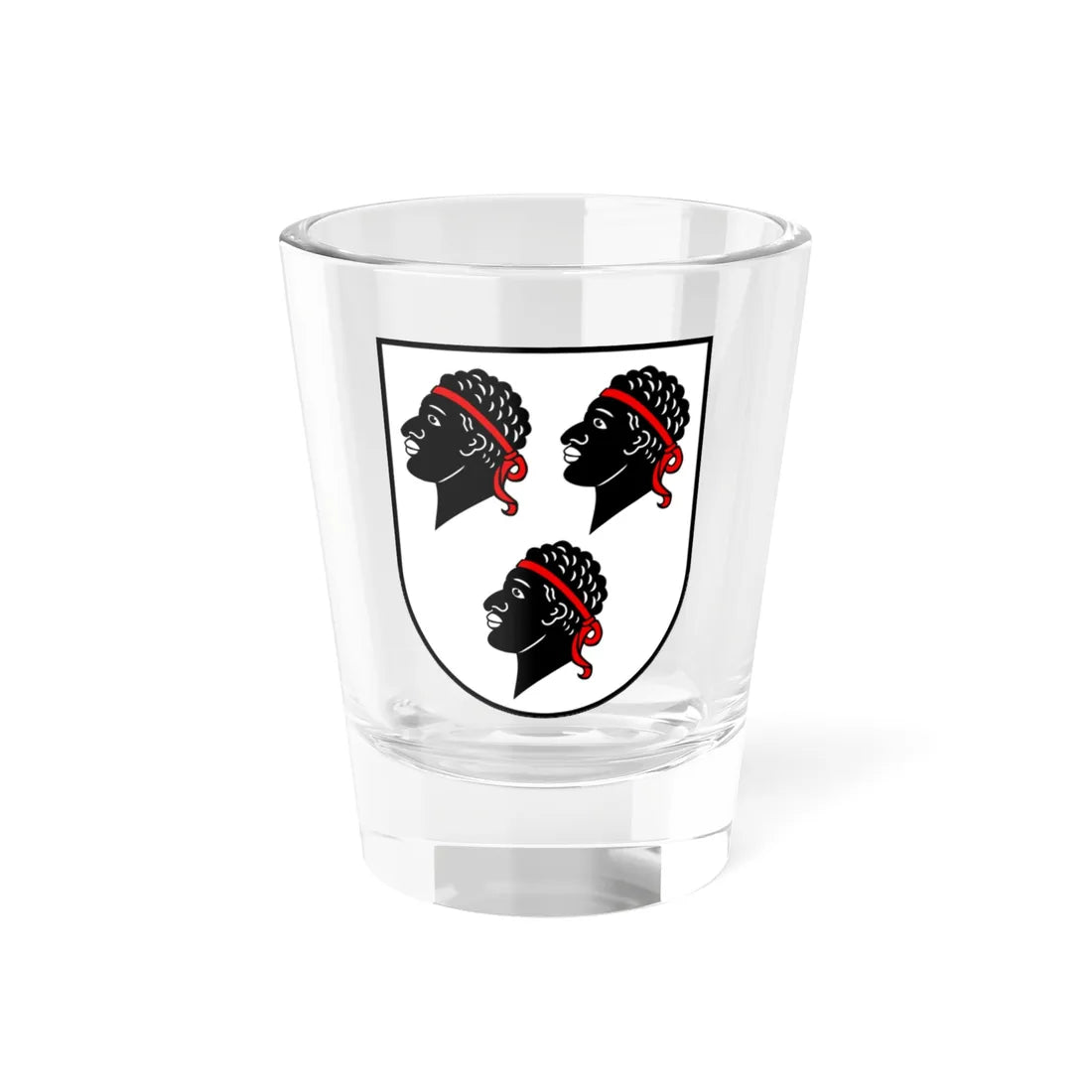 CHE Cornol COA (Switzerland) (Coat of Arms) Shot Glass 1.5oz 1.5oz - Go Mug Yourself