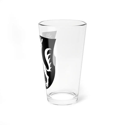 CHE Courgevaux COA (Switzerland) (Coat of Arms) Pint Glass 16oz - Go Mug Yourself