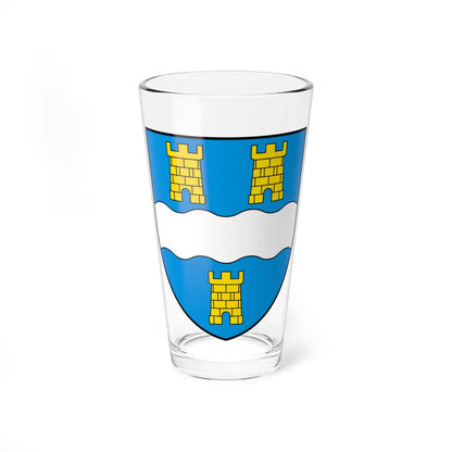 CHE Dardagny COA (Switzerland) (Coat of Arms) Pint Glass 16oz 16oz - Go Mug Yourself