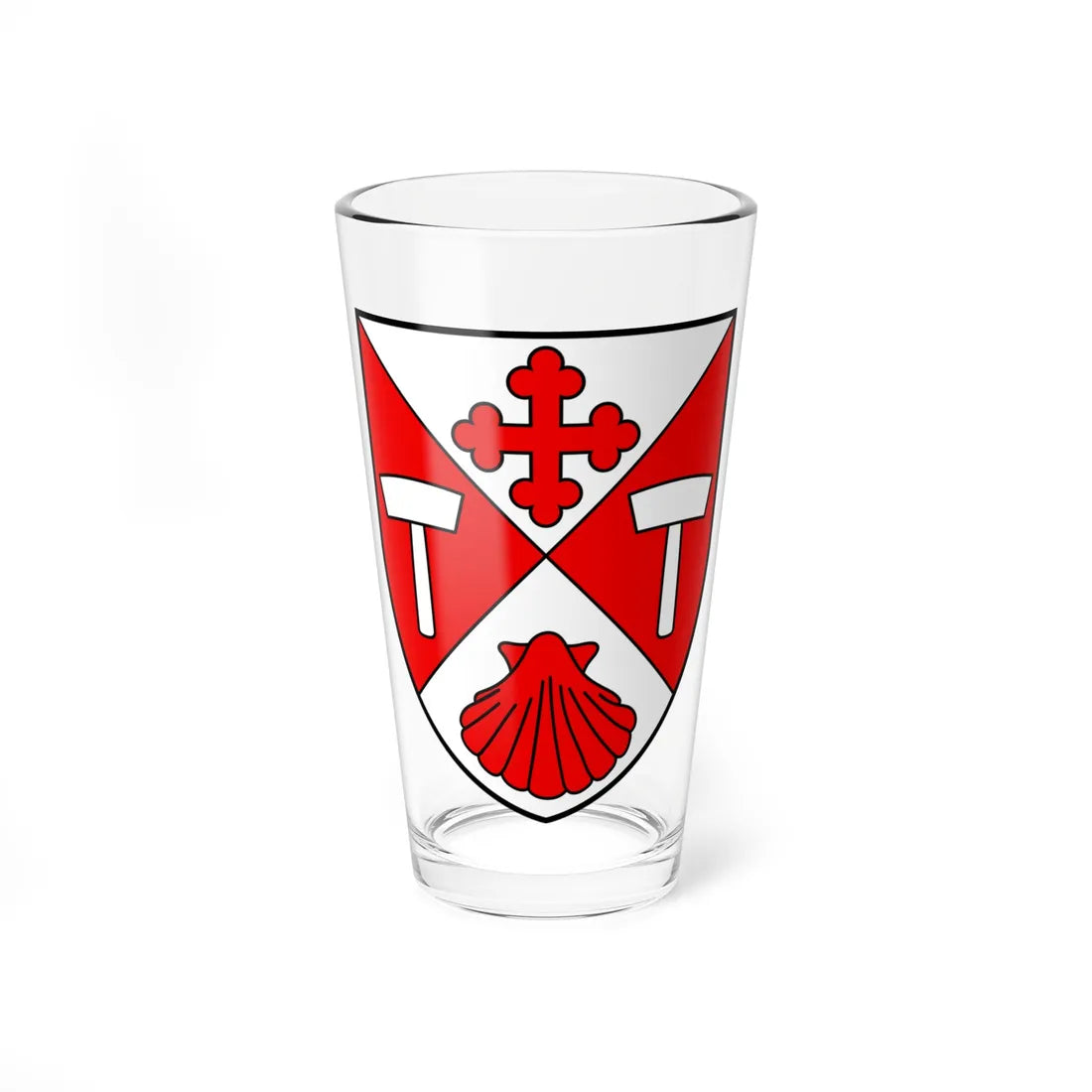 CHE Dorénaz COA (Switzerland) (Coat of Arms) Pint Glass 16oz - Go Mug Yourself
