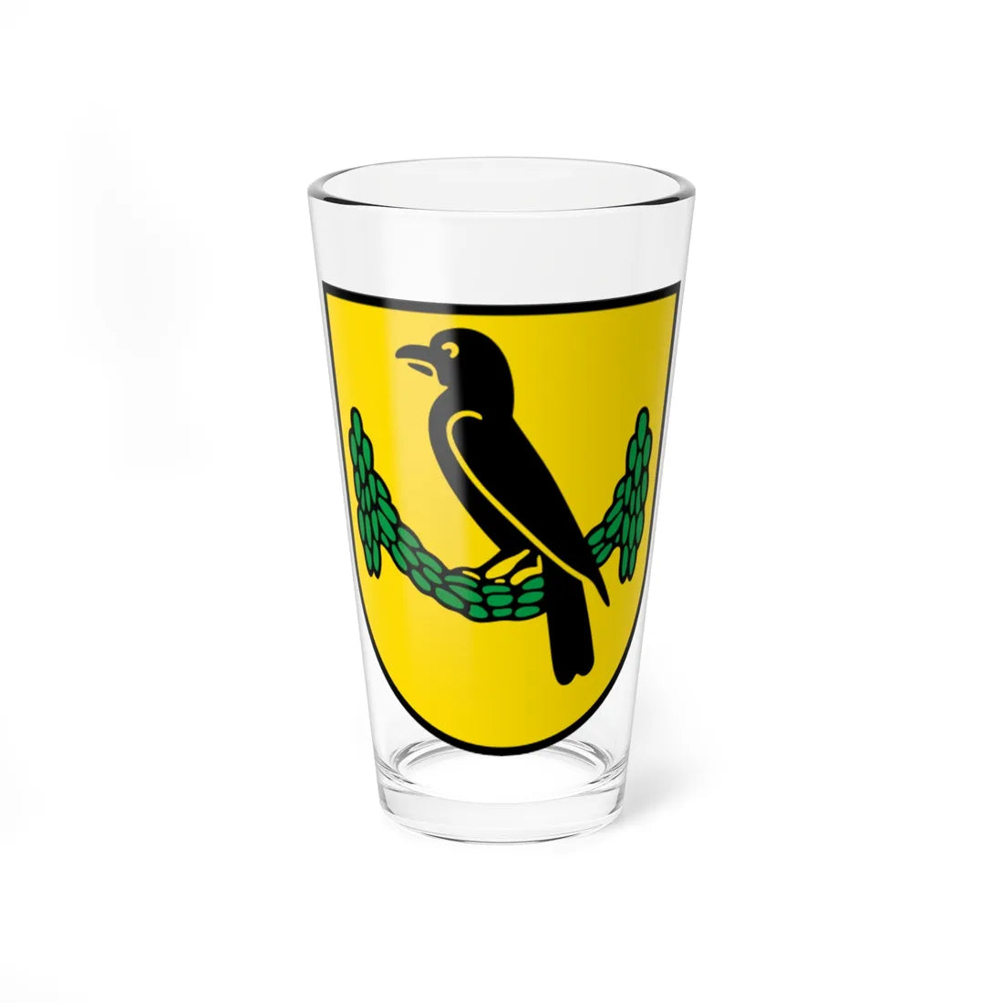 CHE Dulliken COA (Switzerland) (Coat of Arms) Pint Glass 16oz 16oz - Go Mug Yourself