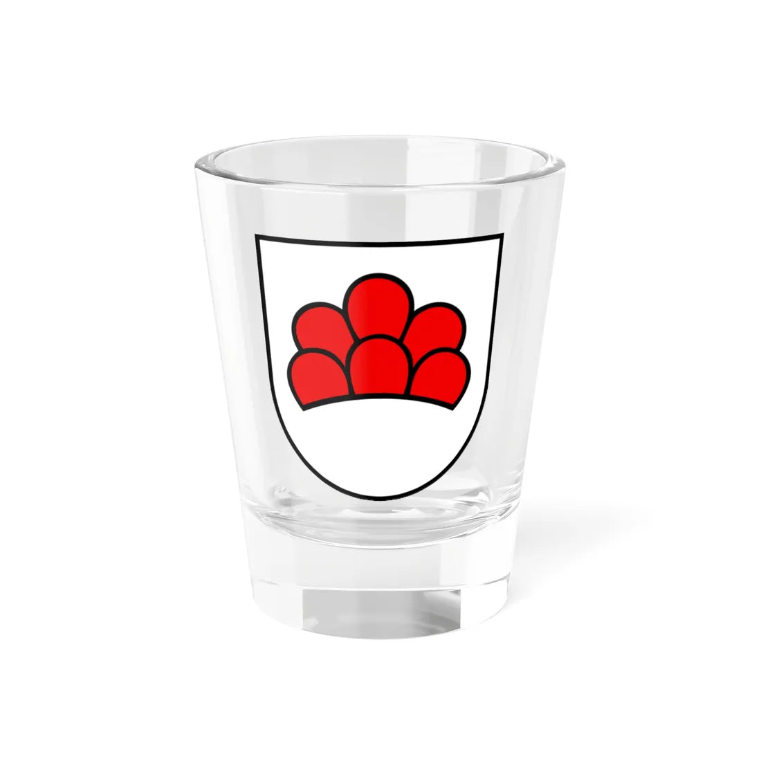 CHE Effinger COA (Switzerland) (Coat of Arms) Shot Glass 1.5oz 1.5oz - Go Mug Yourself