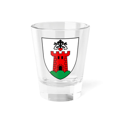 CHE Embd COA (Switzerland) (Coat of Arms) Shot Glass 1.5oz 1.5oz - Go Mug Yourself