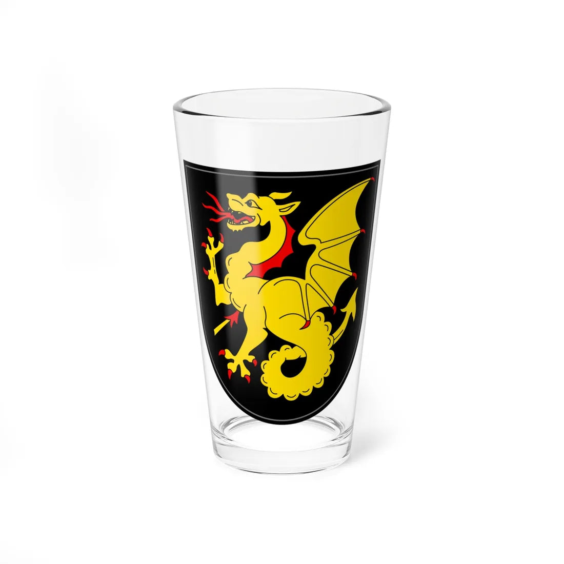 CHE Ennetmoos COA (Switzerland) (Coat of Arms) Pint Glass 16oz 16oz - Go Mug Yourself