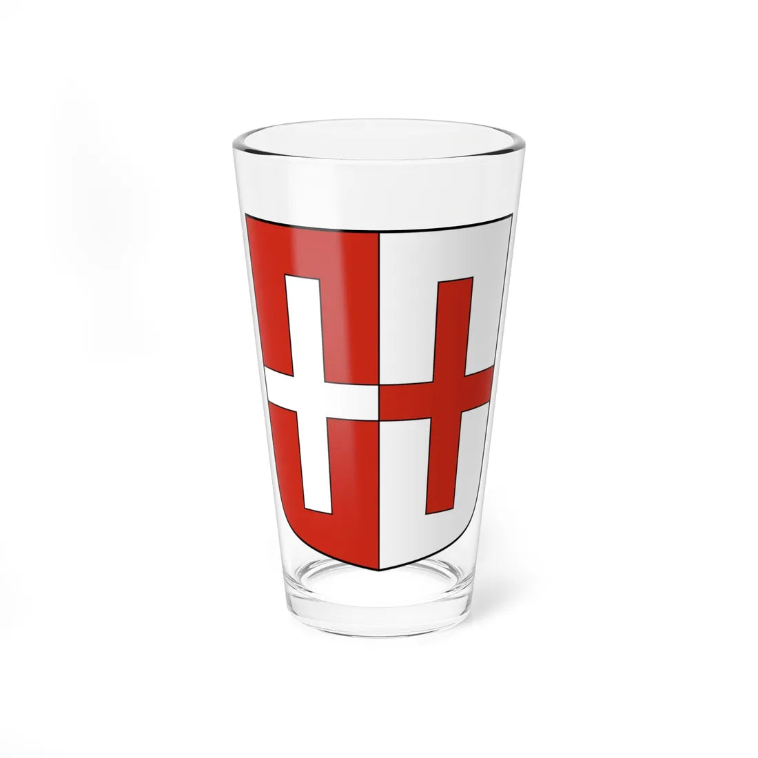CHE Ernen COA (Switzerland) (Coat of Arms) Pint Glass 16oz - Go Mug Yourself