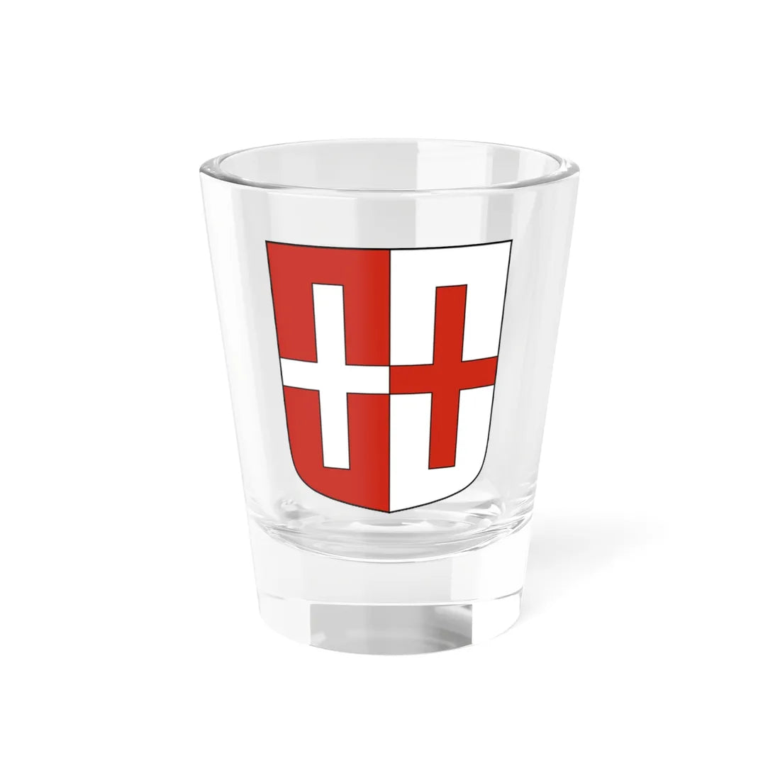 CHE Ernen COA (Switzerland) (Coat of Arms) Shot Glass 1.5oz 1.5oz - Go Mug Yourself