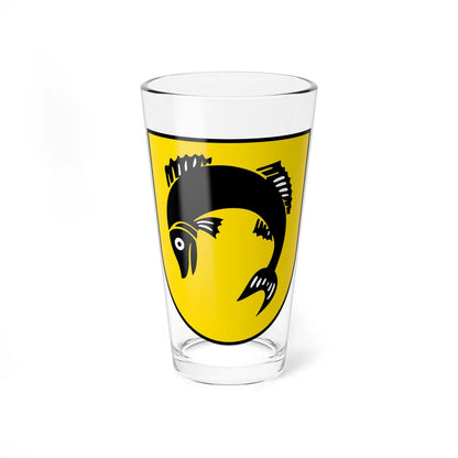 CHE Fischbach LU COA (Switzerland) (Coat of Arms) Pint Glass 16oz 16oz - Go Mug Yourself